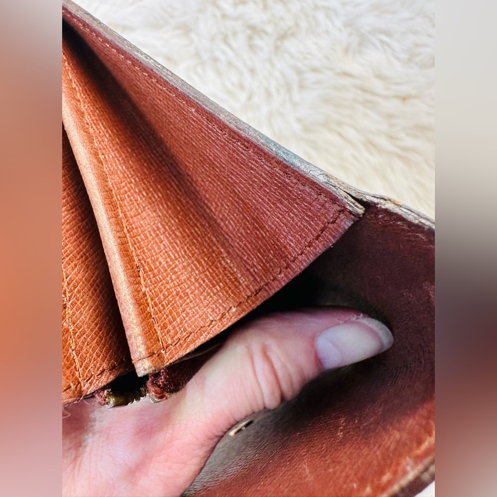 Louis Vuitton portefeuille long bifold wallet. Monogram!! - Picture 8 of 13